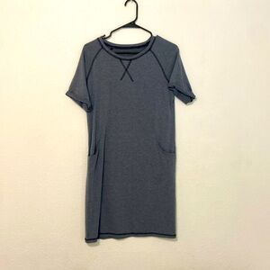 Gray T-shirt Dress, Size Small